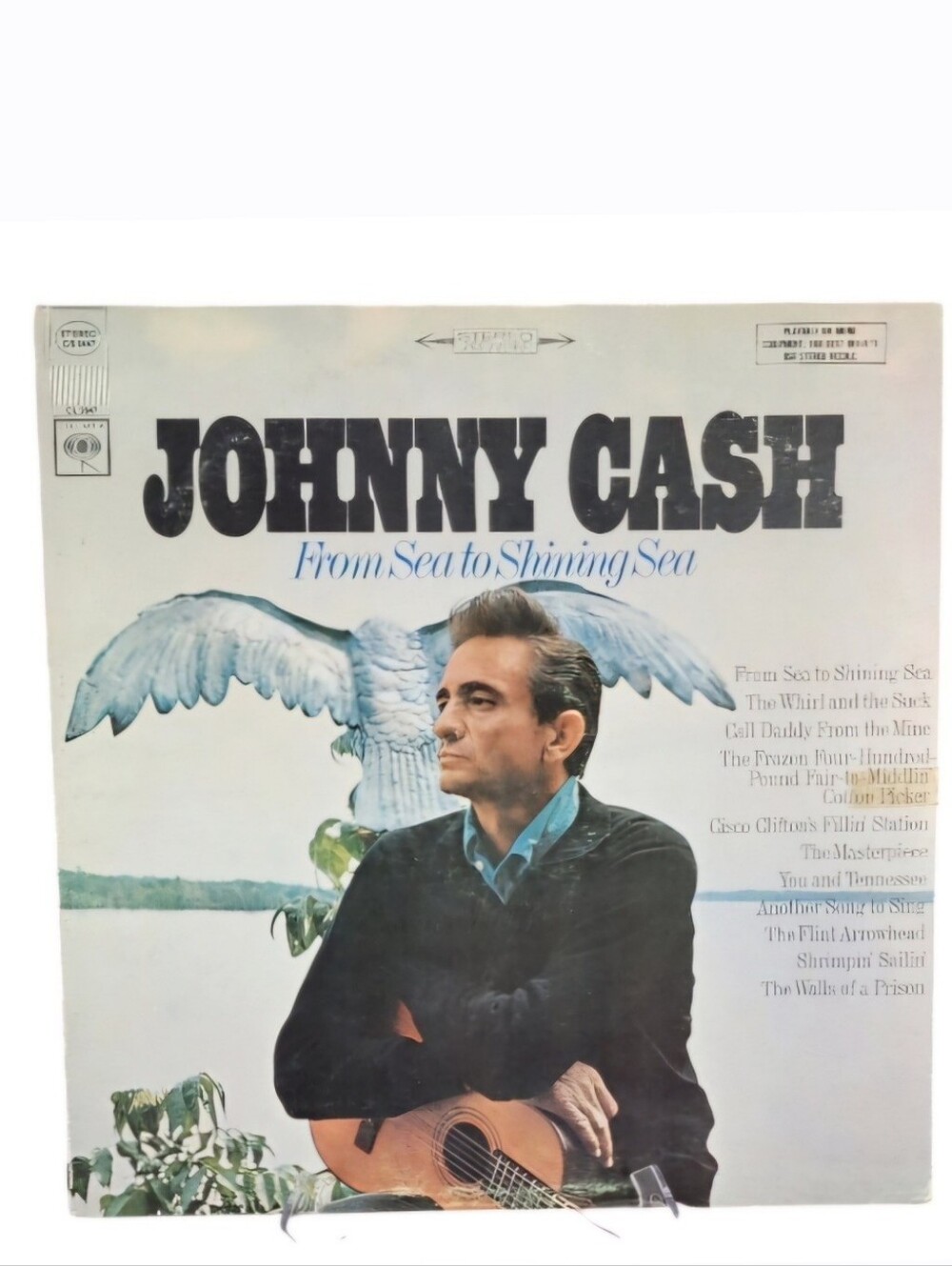Vintage 1968 Johnny Cash Vinyl Record From Sea to Shining Sea Columbia Records